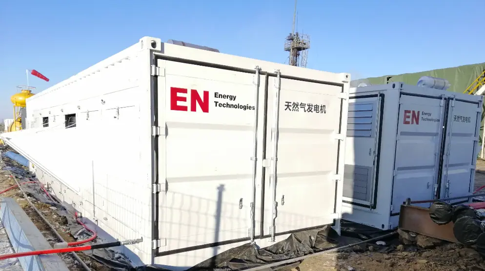 Газопоршневые генераторные установки 1500 и 1250 кВт в контейнерах на буровом объекте