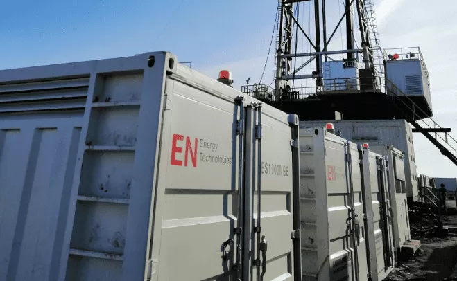 Газовые генераторные установки 1000 кВт контейнерного типа в составе электростанции 3000 кВт